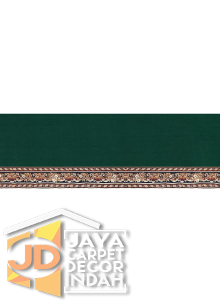 Karpet Sajadah Sofia Hijau Motif Polos 120x600, 120x1200, 120x1800, 120x2400, 120x3000